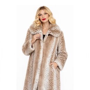 1X Dennis by Dennis Basso Faux Fur - Snow Leopard (ABBA)